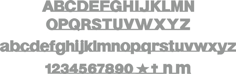 Bertolotti/carattere-Helvetica-Minuscolo-Inox