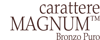 Bertolotti/logo-carattere-Magnum-Bronzo Puro