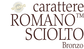 Bertolotti/logo-carattere-Romano Sciolto-Bronzo